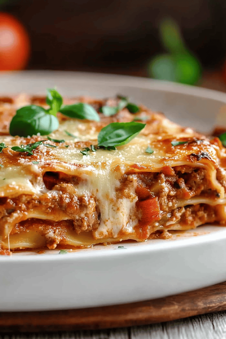 Lasagnes aux légumes : recette italienne facile et savoureuse ingredients