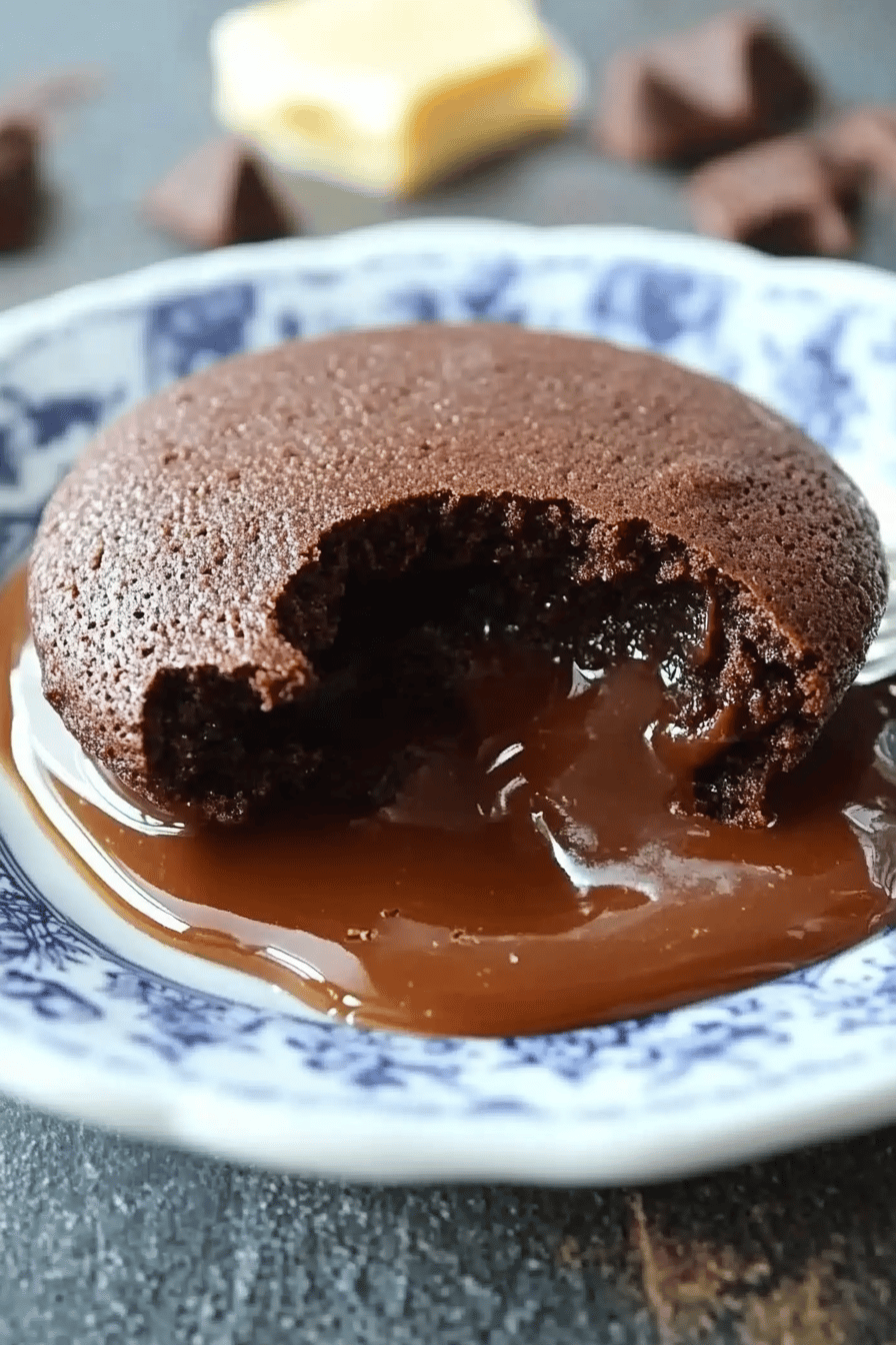 Moelleux au chocolat et cœur caramel beurre salé au Thermomix ingredients
