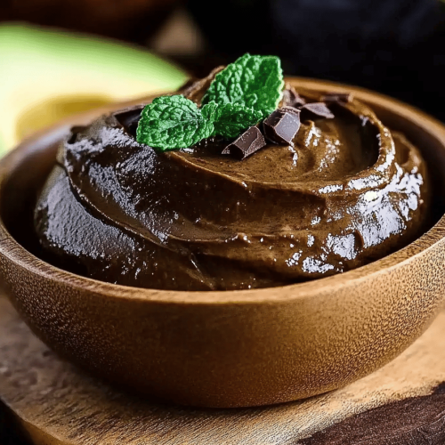 Mousse Chocolat-Avocat à IG Bas