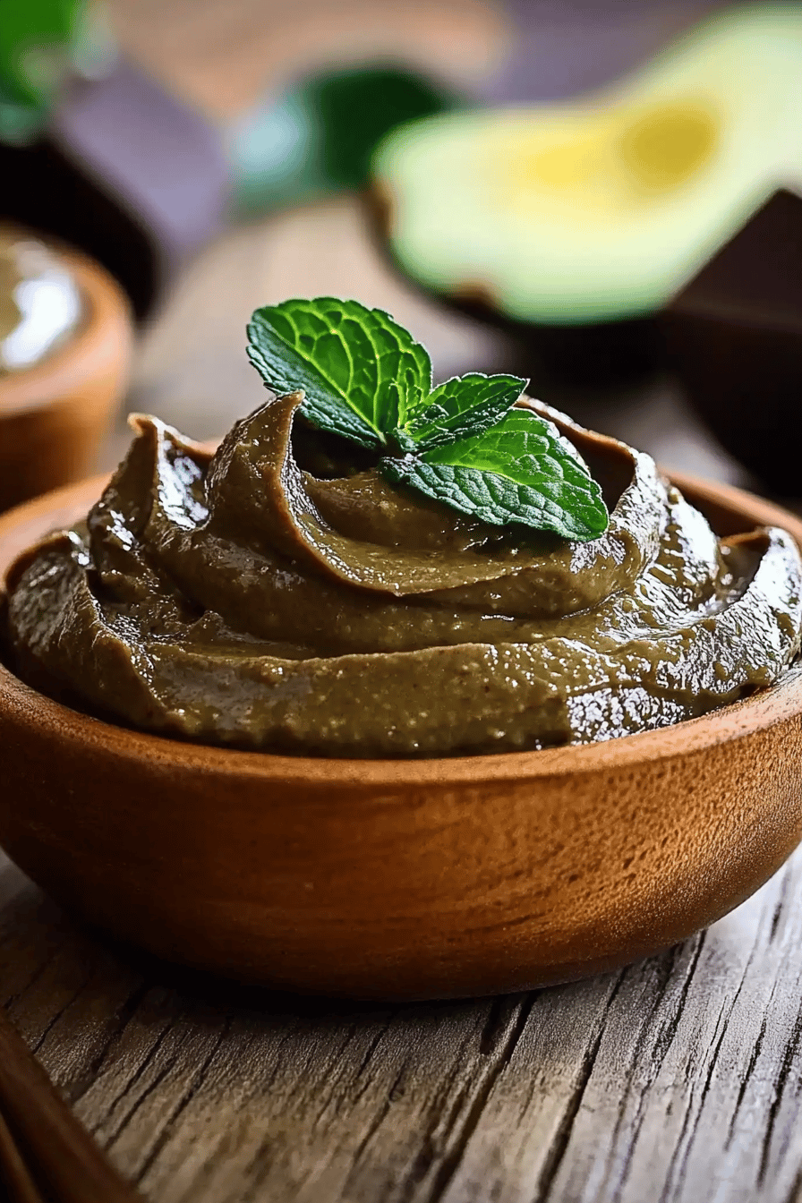 Mousse Chocolat-Avocat à IG Bas ingredients