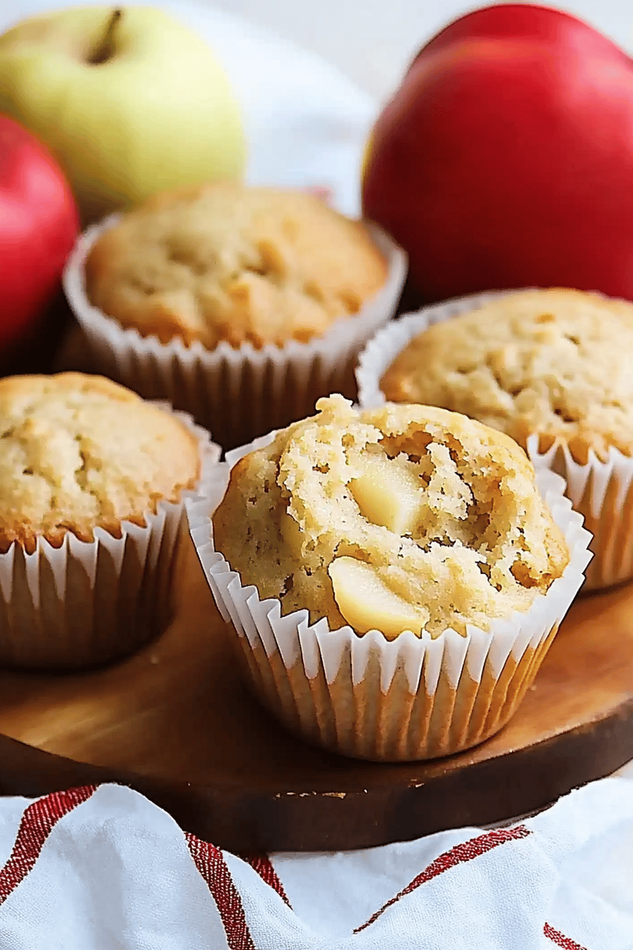 Muffins aux pommes faciles et délicieux ingredients