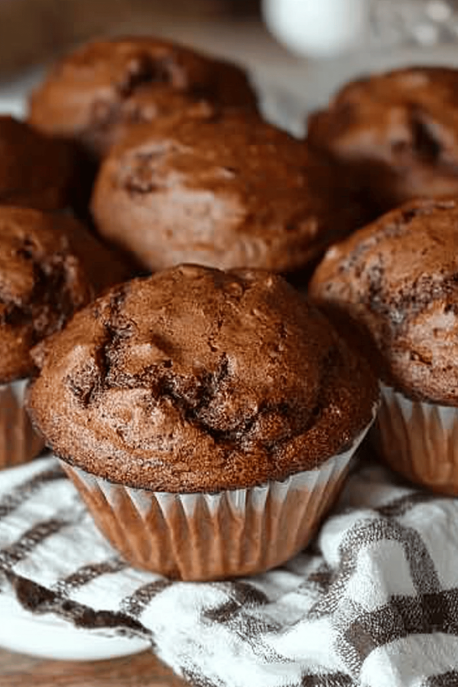 Muffins légers chocolat-ricotta Final Dish Presentation