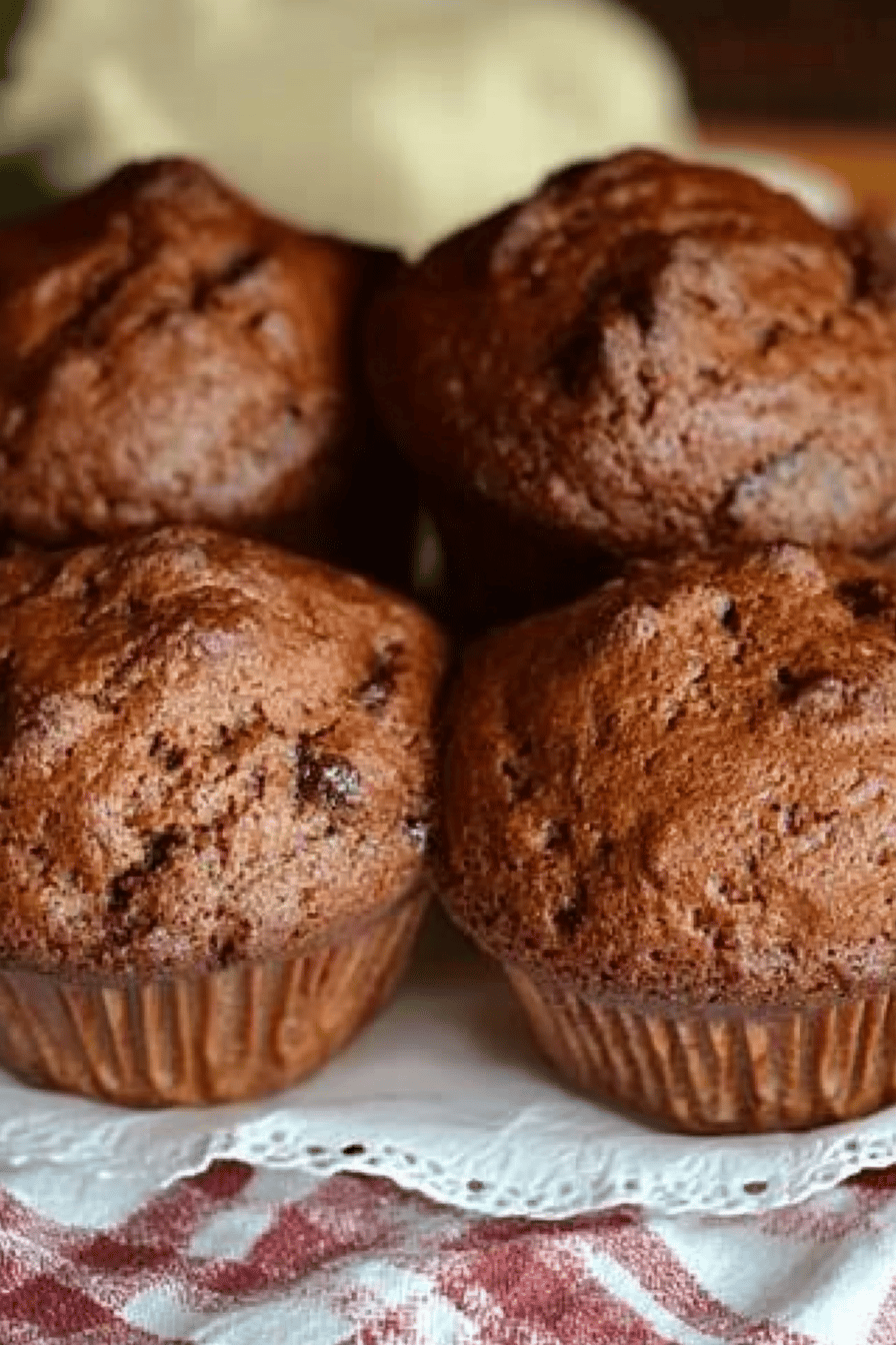 Muffins légers chocolat-ricotta Final Dish Presentation