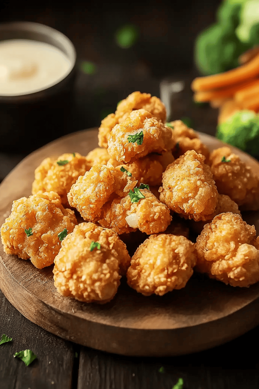 Nuggets de chou-fleur croustillants : recette facile et délicieuse Final Dish Presentation