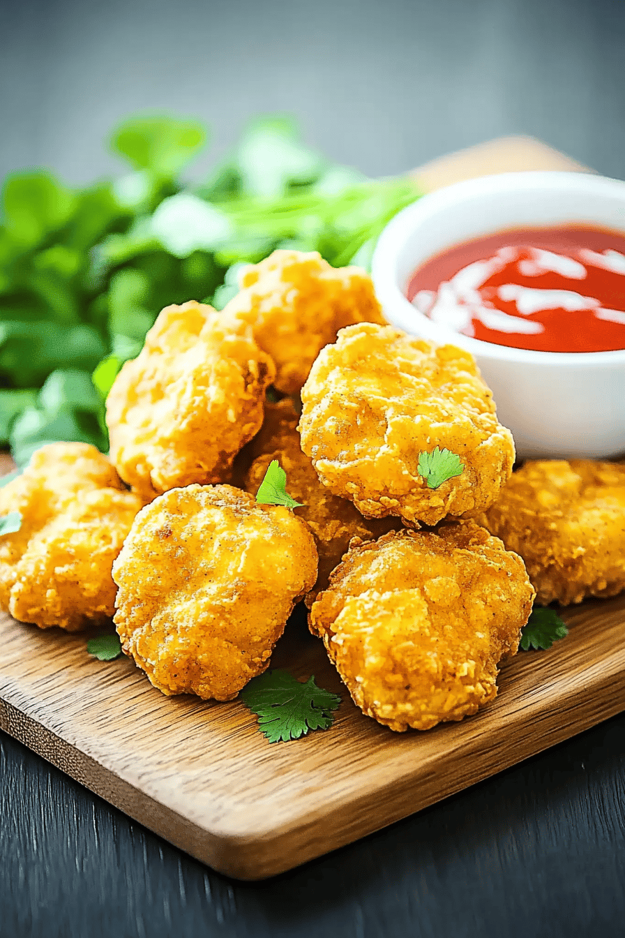 Nuggets de poulet et sauce Thermomix facile Final Dish Presentation