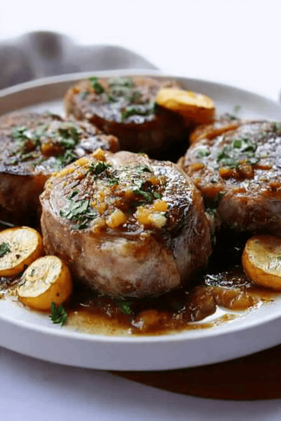Osso Bucco de Dinde Facile et Délicieux Final Dish Presentation