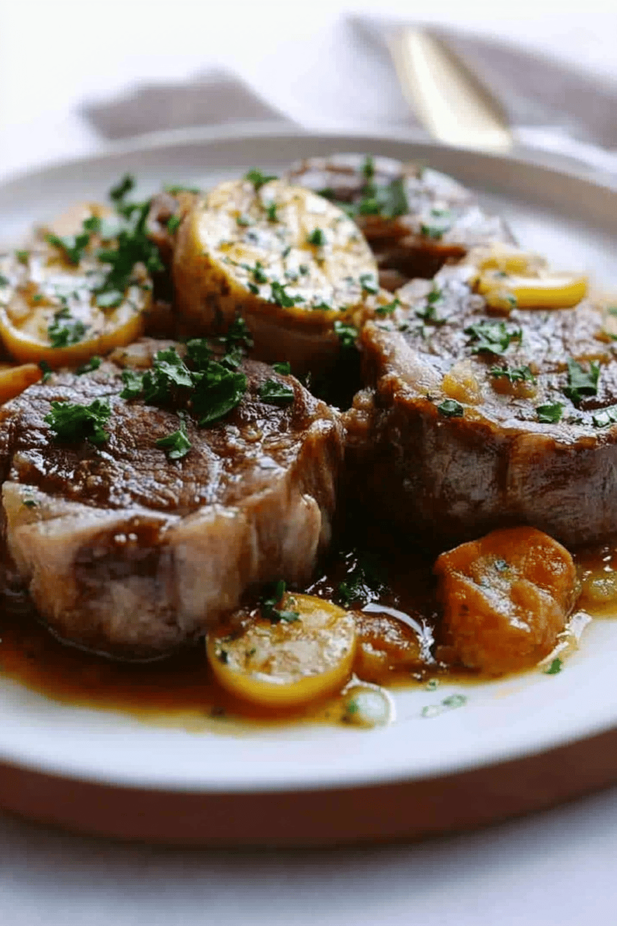 Osso Bucco de Dinde Facile et Délicieux Final Dish Presentation
