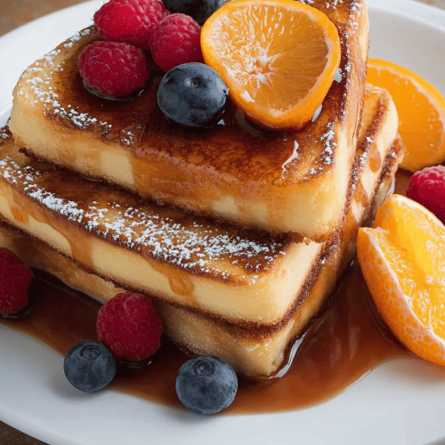 Pain perdu à l'orange: une recette facile et savoureuse