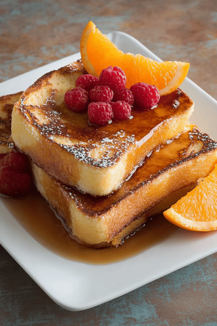 Pain perdu à l'orange: une recette facile et savoureuse Final Dish Presentation
