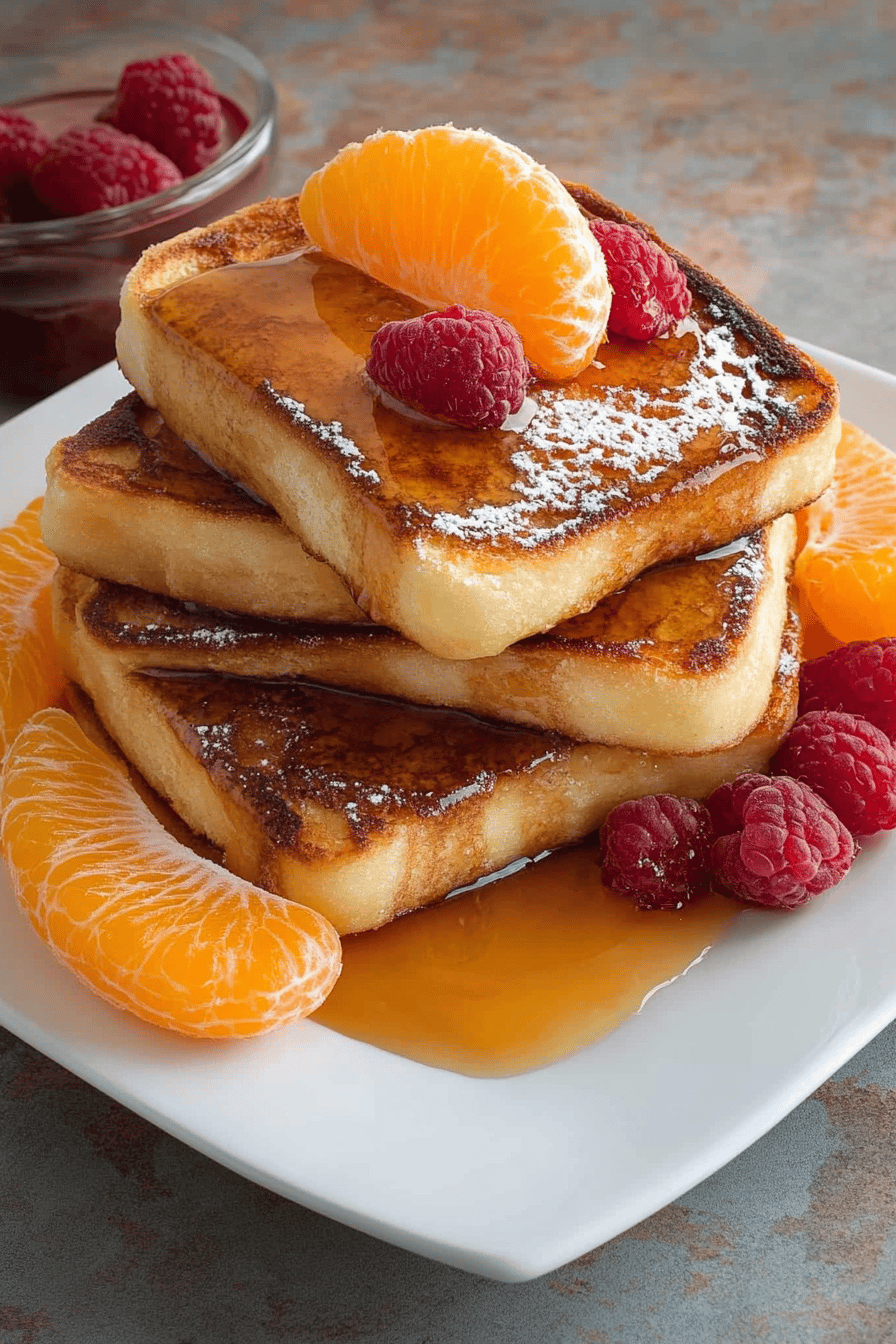 Pain perdu à l'orange: une recette facile et savoureuse Final Dish Presentation