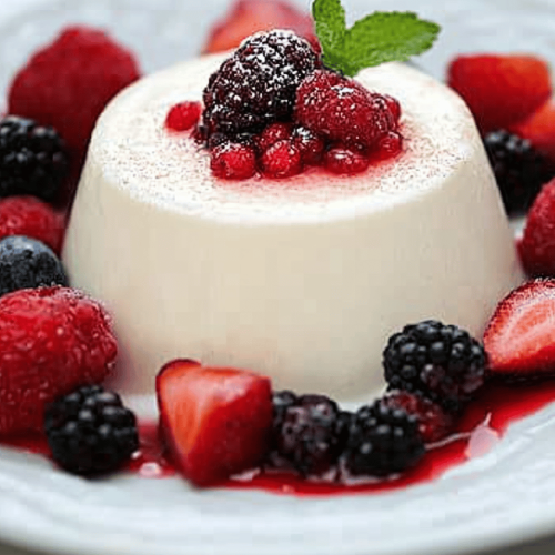 Panna Cotta au Lait de Soja Facile