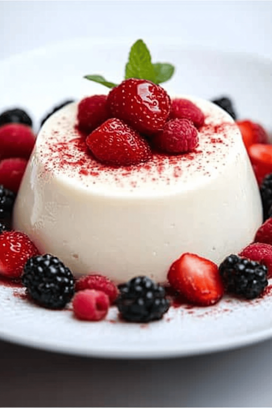 Panna Cotta au Lait de Soja Facile ingredients