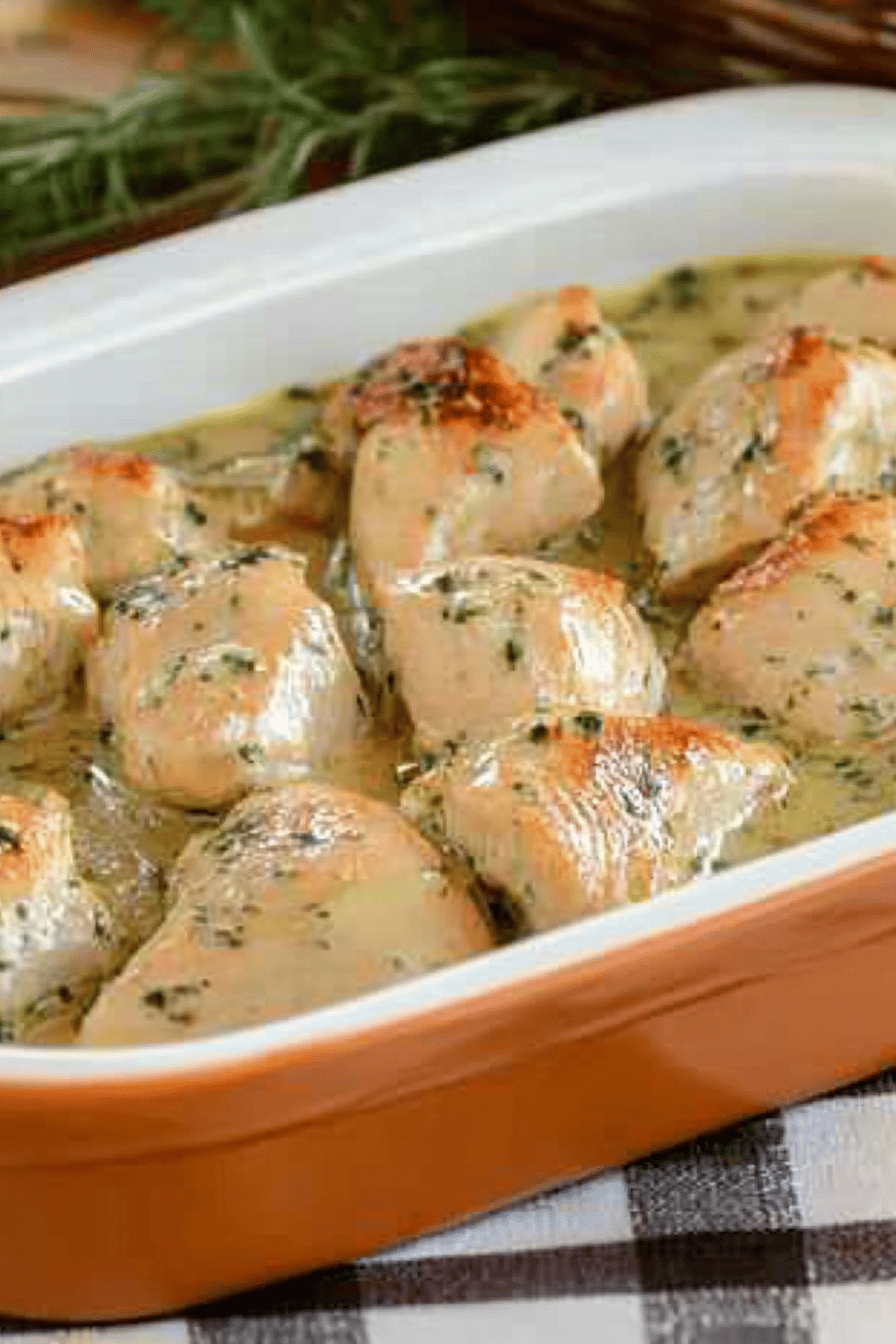 Poulet au Gorgonzola Facile et Savoureux Final Dish Presentation