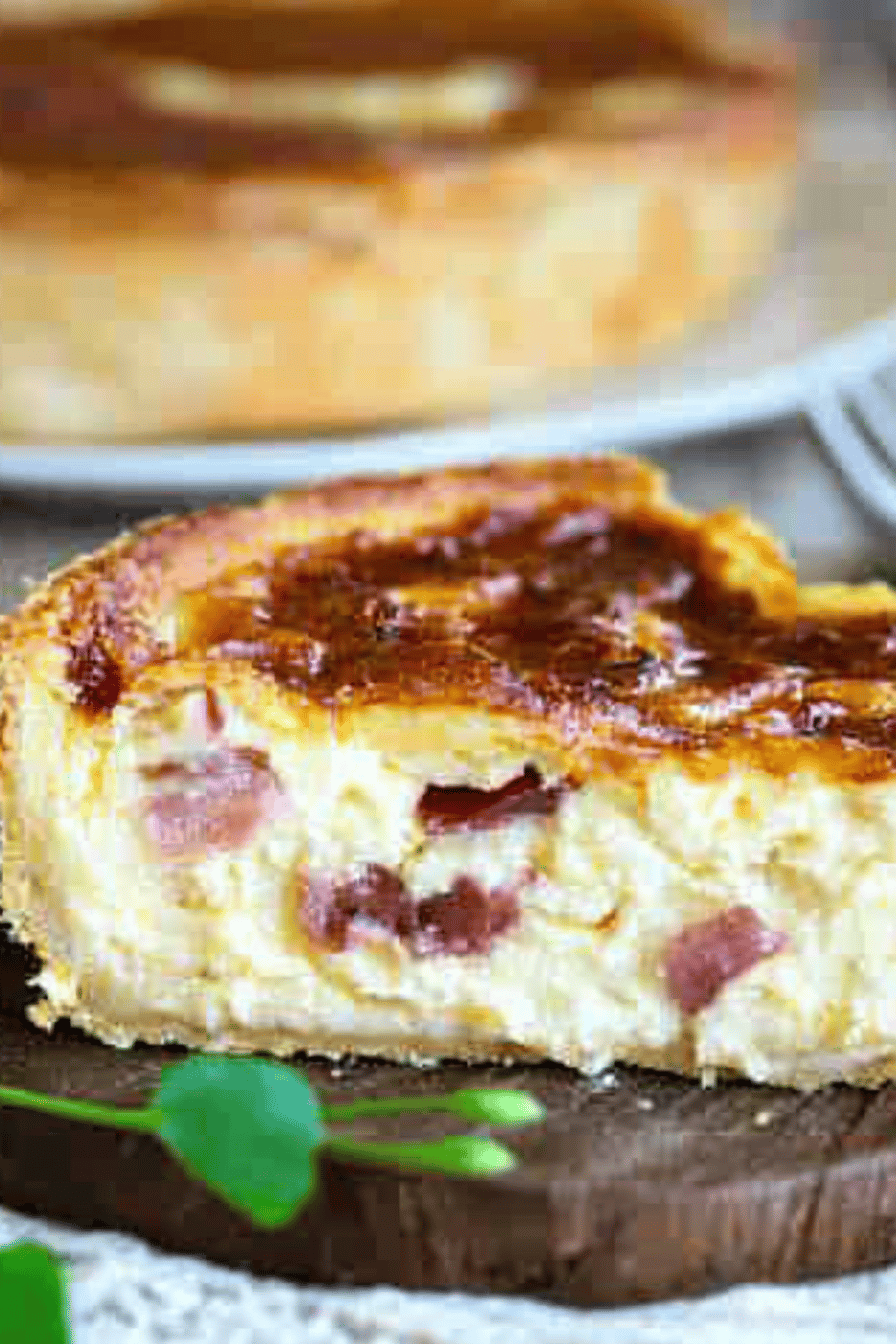 Quiche Lorraine légère sans crème ingredients