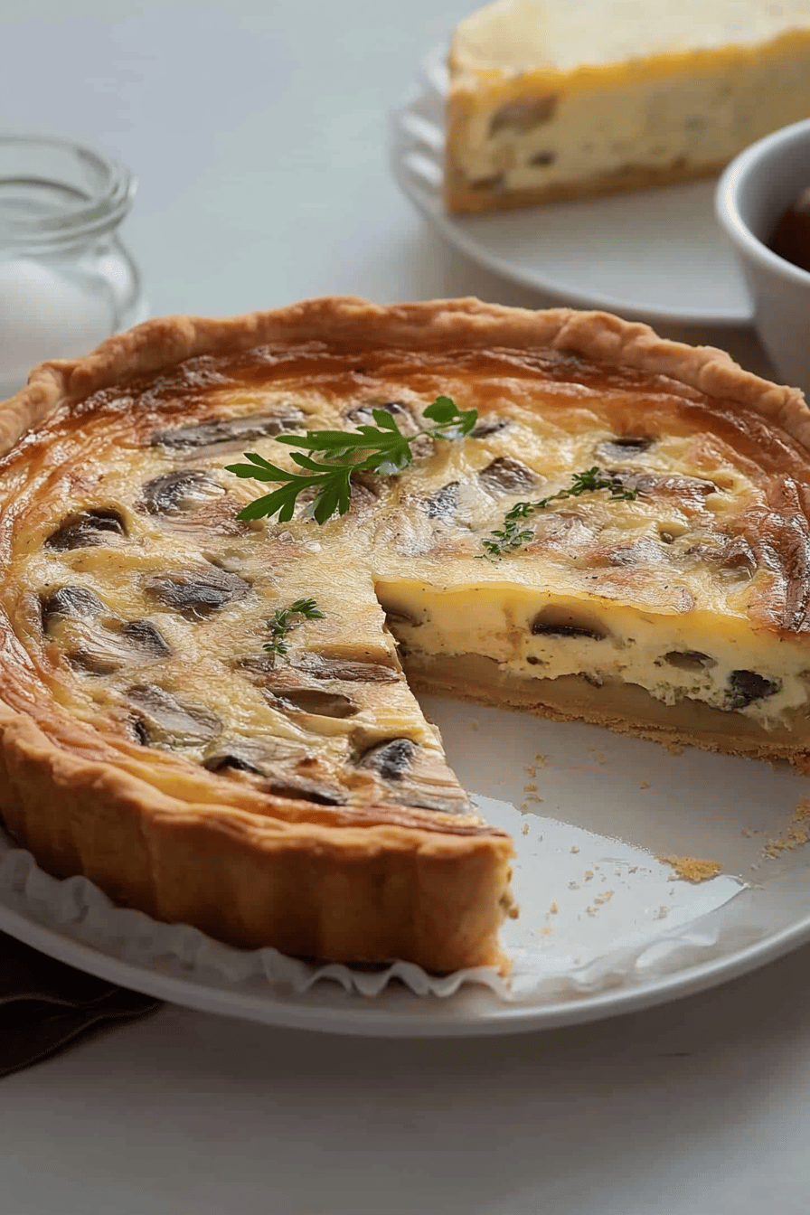 Quiche Thon-Champignons en < 30 min ingredients