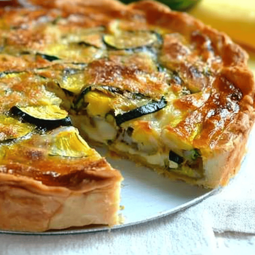Quiche légère courgettes et thon
