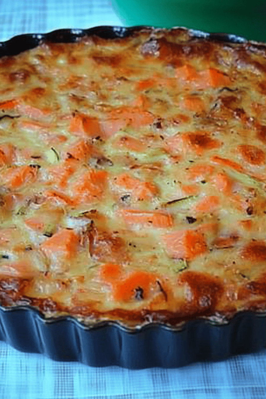 Quiche sans pâte au saumon et courgettes ingredients