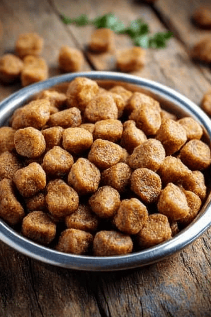 Recette Croquettes Maison pour Chien et Chat Final Dish Presentation