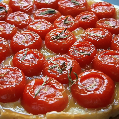 Recette Facile : Tarte Tatin aux Tomates
