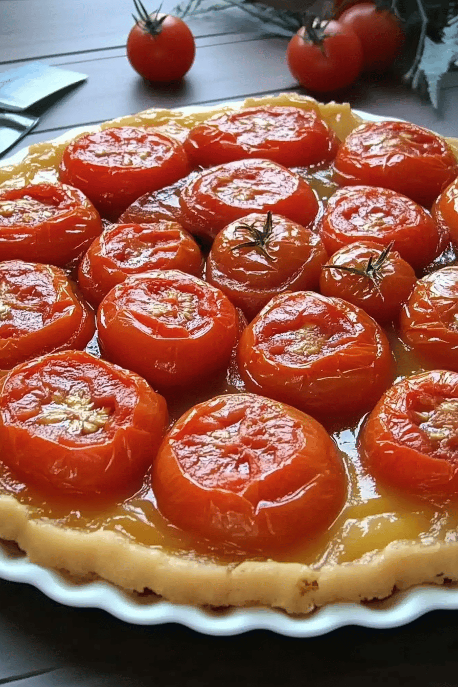 Recette Facile : Tarte Tatin aux Tomates ingredients