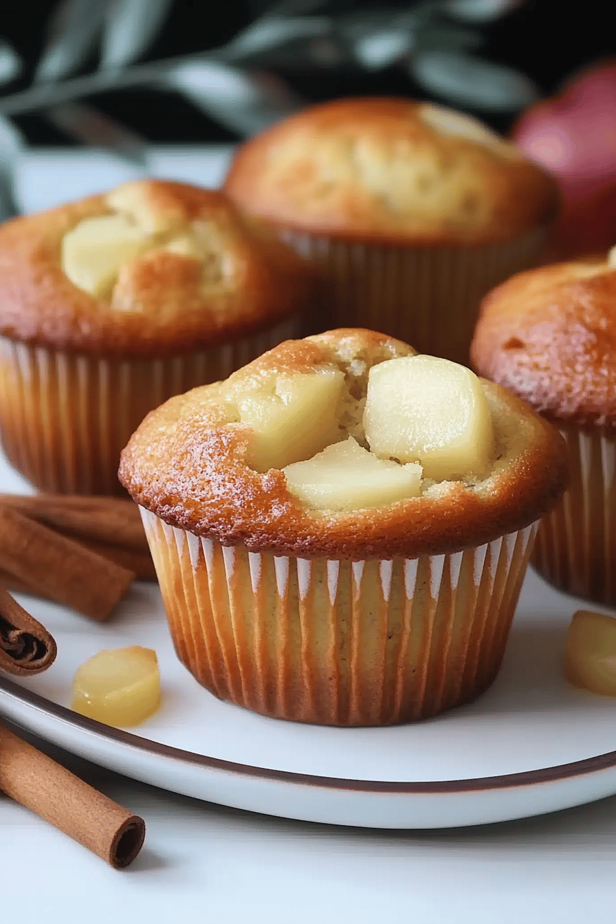 Recette Muffins Pommes Cannelle Final Dish Presentation