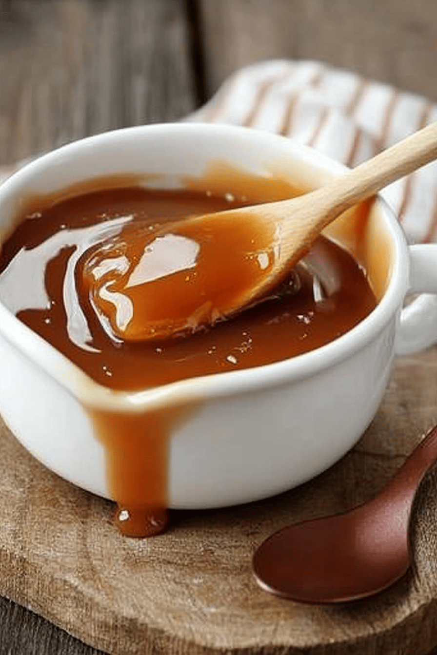 Recette Thermomix: Caramel au beurre salé facile Final Dish Presentation