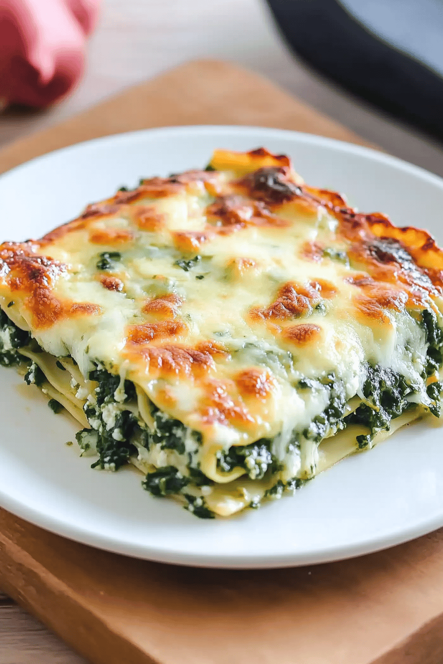 Recette de Lasagne aux Épinards et Chèvre Final Dish Presentation