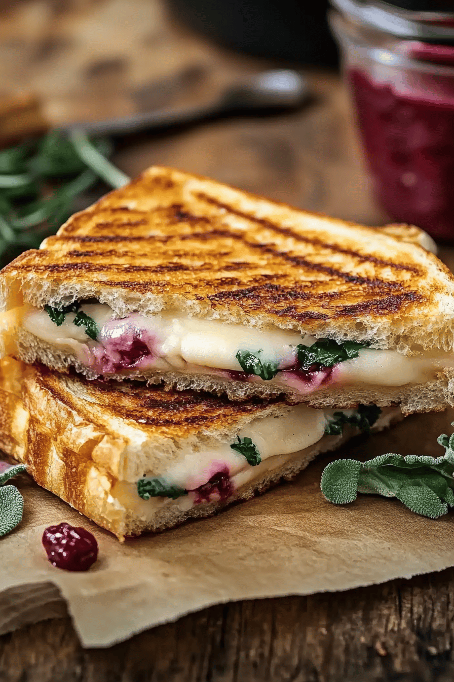 Recette facile : Croque-monsieur gourmet à la framboise Final Dish Presentation
