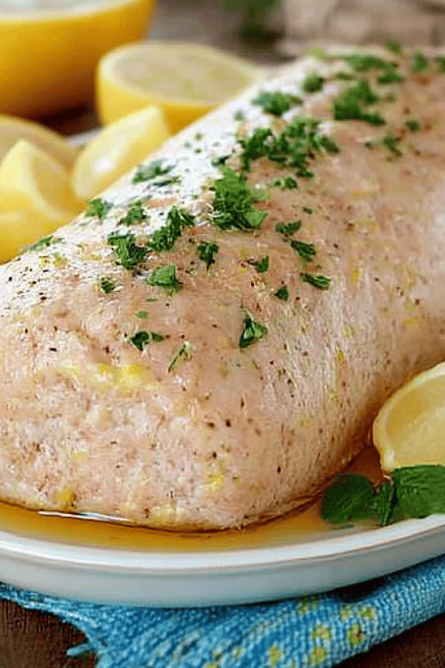 Recette facile: Pain froid thon et pommes de terre Final Dish Presentation