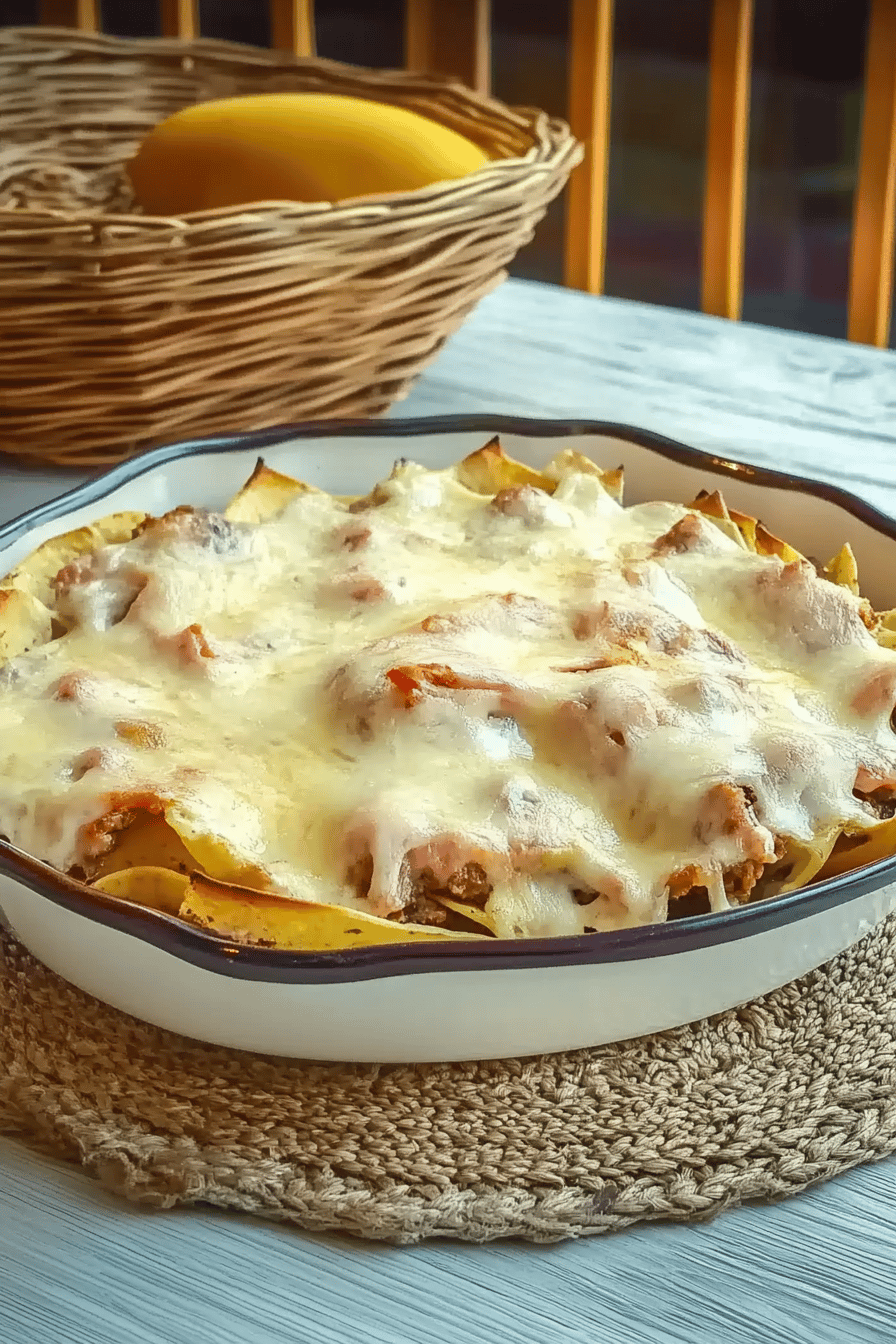 Recette facile : Tartiflette légère variée Final Dish Presentation