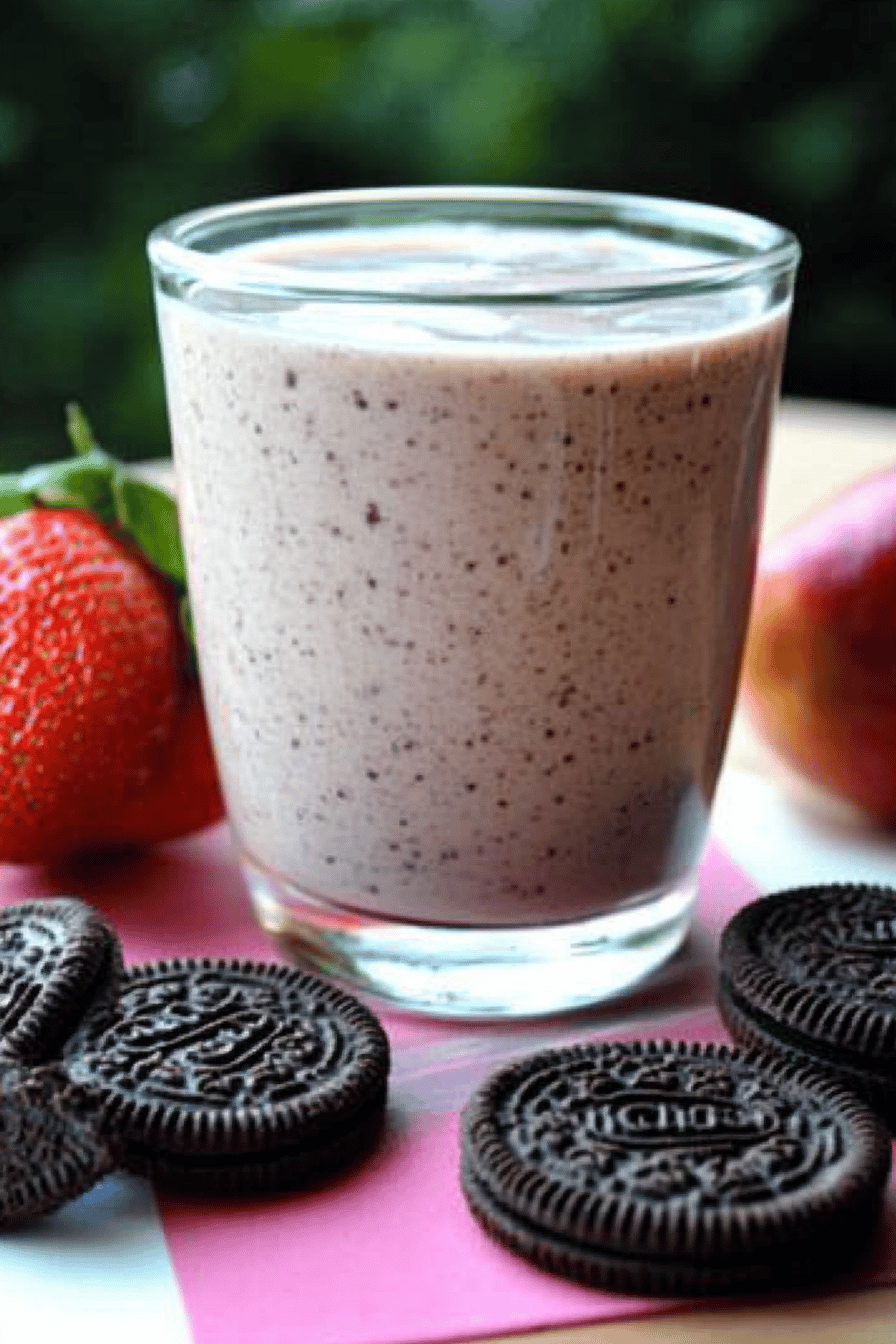 Recette facile de Milk-shake Oreo au Thermomix. ingredients