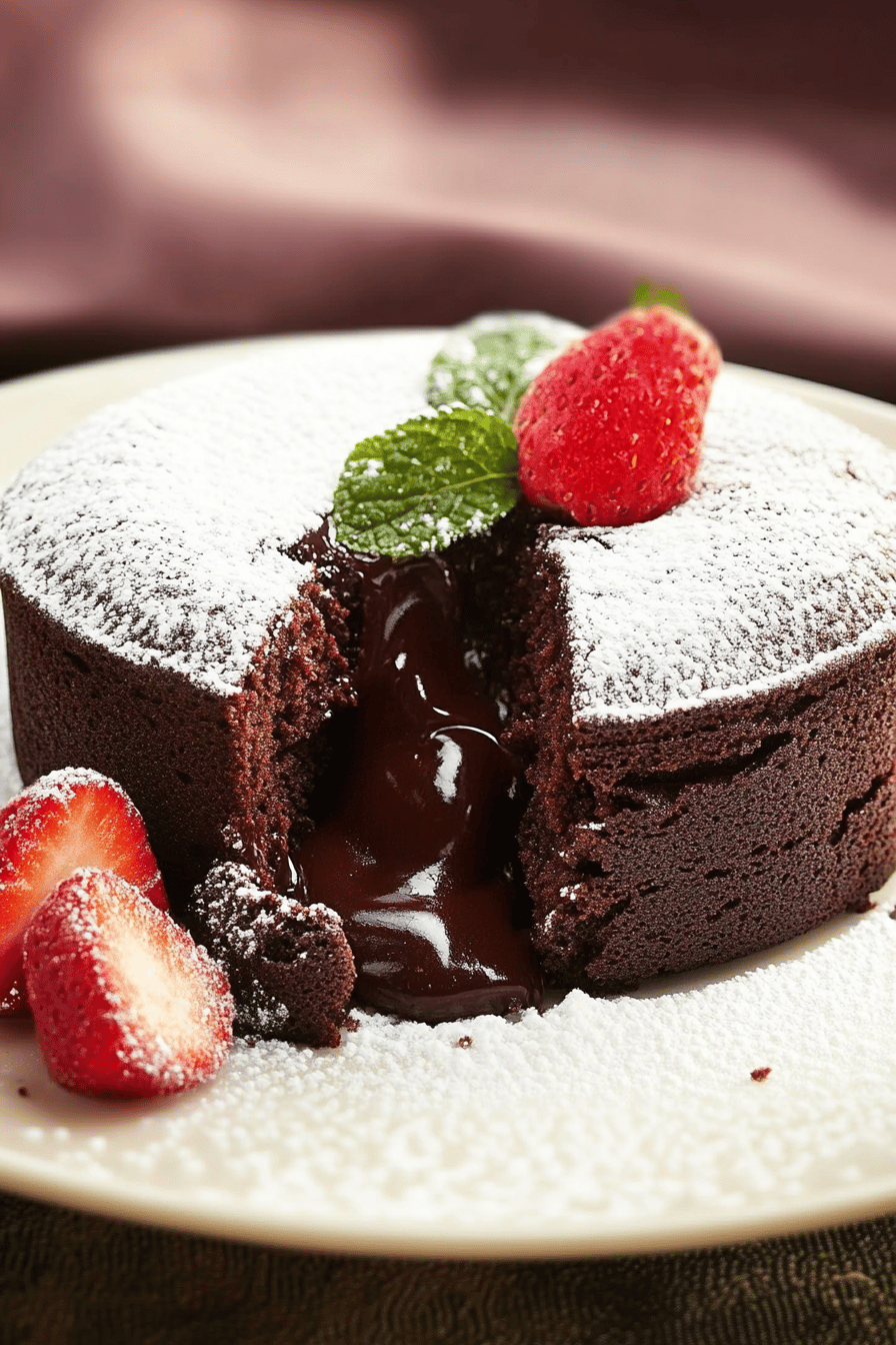 Recette facile de cake fondant au chocolat Final Dish Presentation