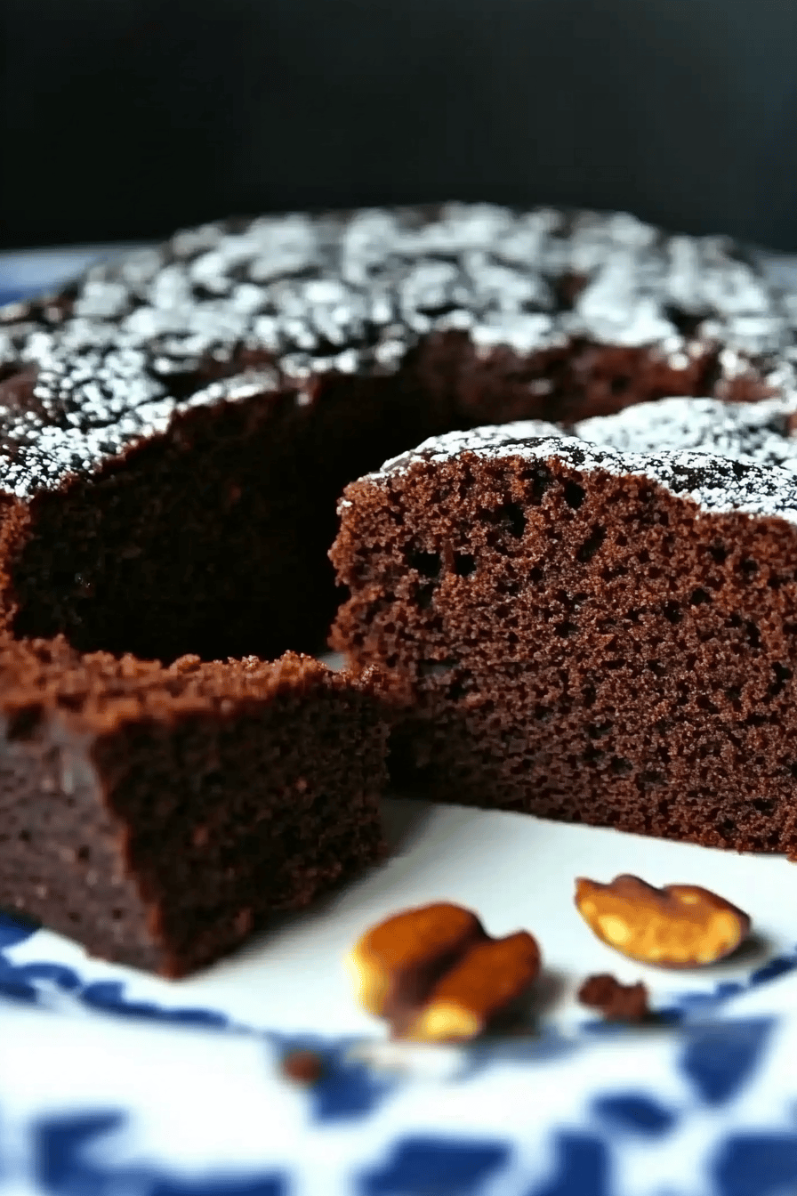 Recette facile de cake fondant au chocolat au Thermomix ingredients