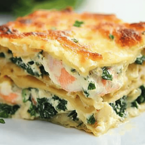Recette facile de lasagnes au saumon et épinards