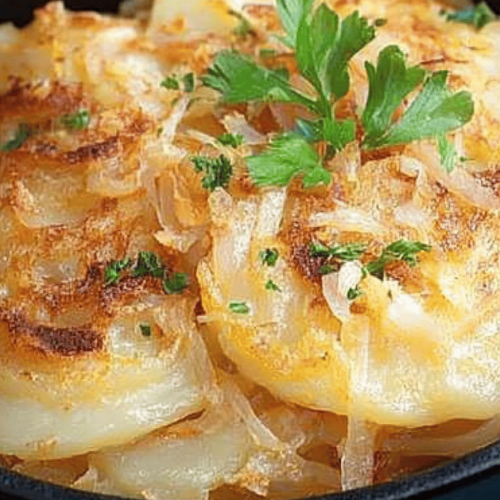 Recette facile de pommes de terre à la lyonnaise