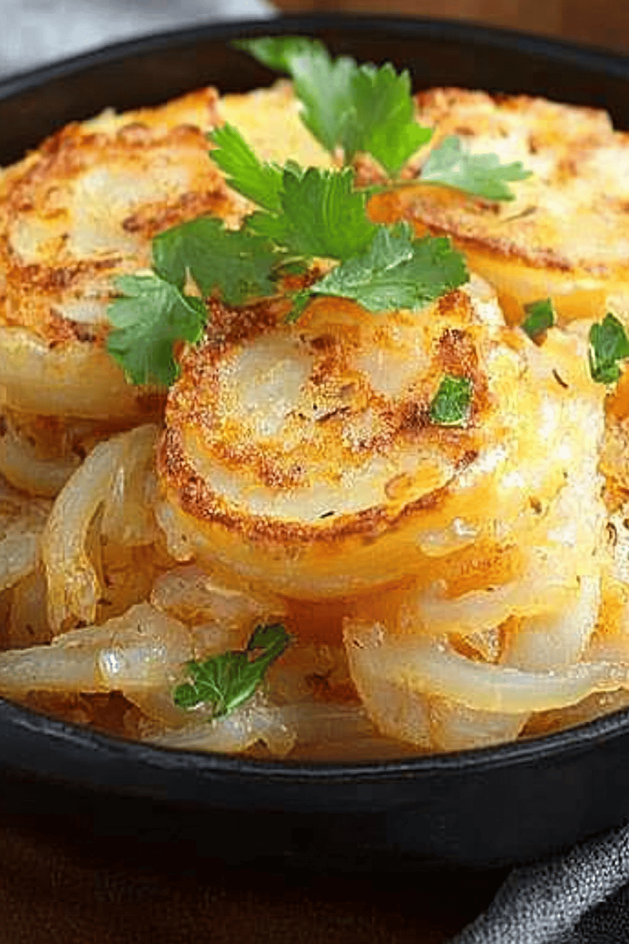 Recette facile de pommes de terre à la lyonnaise ingredients