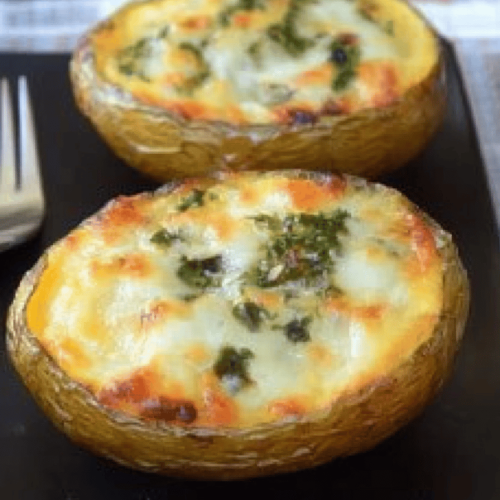Recette facile de pommes de terre farcies au four