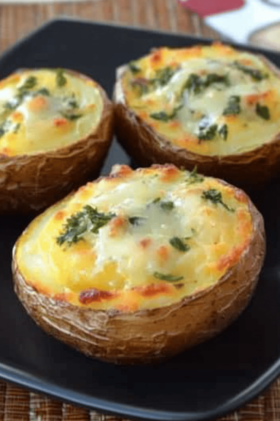 Recette facile de pommes de terre farcies au four Final Dish Presentation
