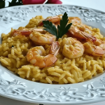 Risotto aux crevettes et curry au Thermomix