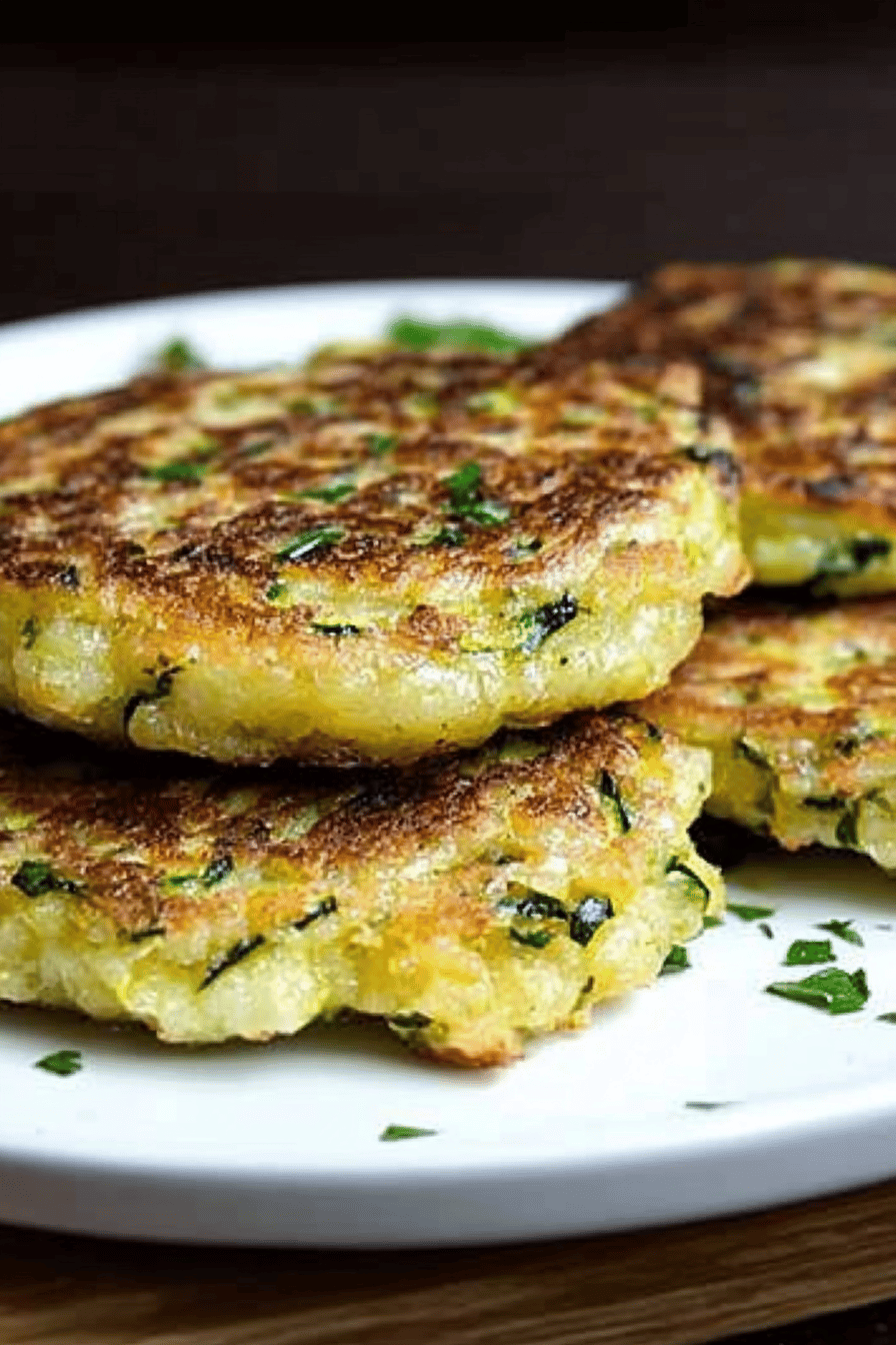 Röstis aux courgettes facile et savoureux Final Dish Presentation