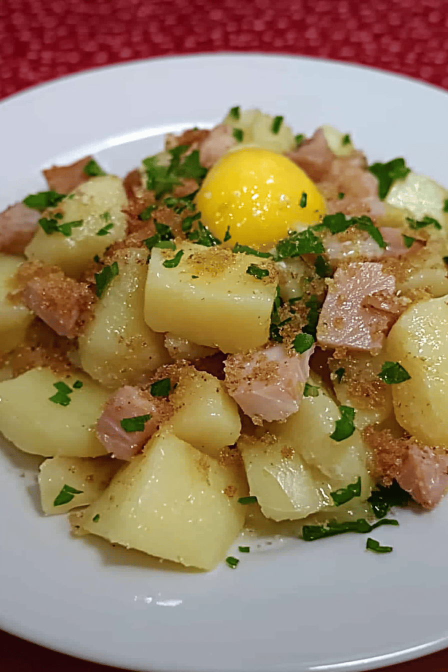 Salade de Pommes de Terre au Thon et Œufs ingredients