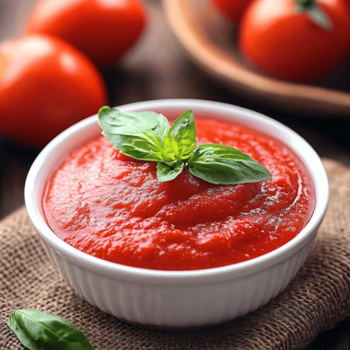 Sauce Tomate Maison: Un Choix Simple et Savoureux