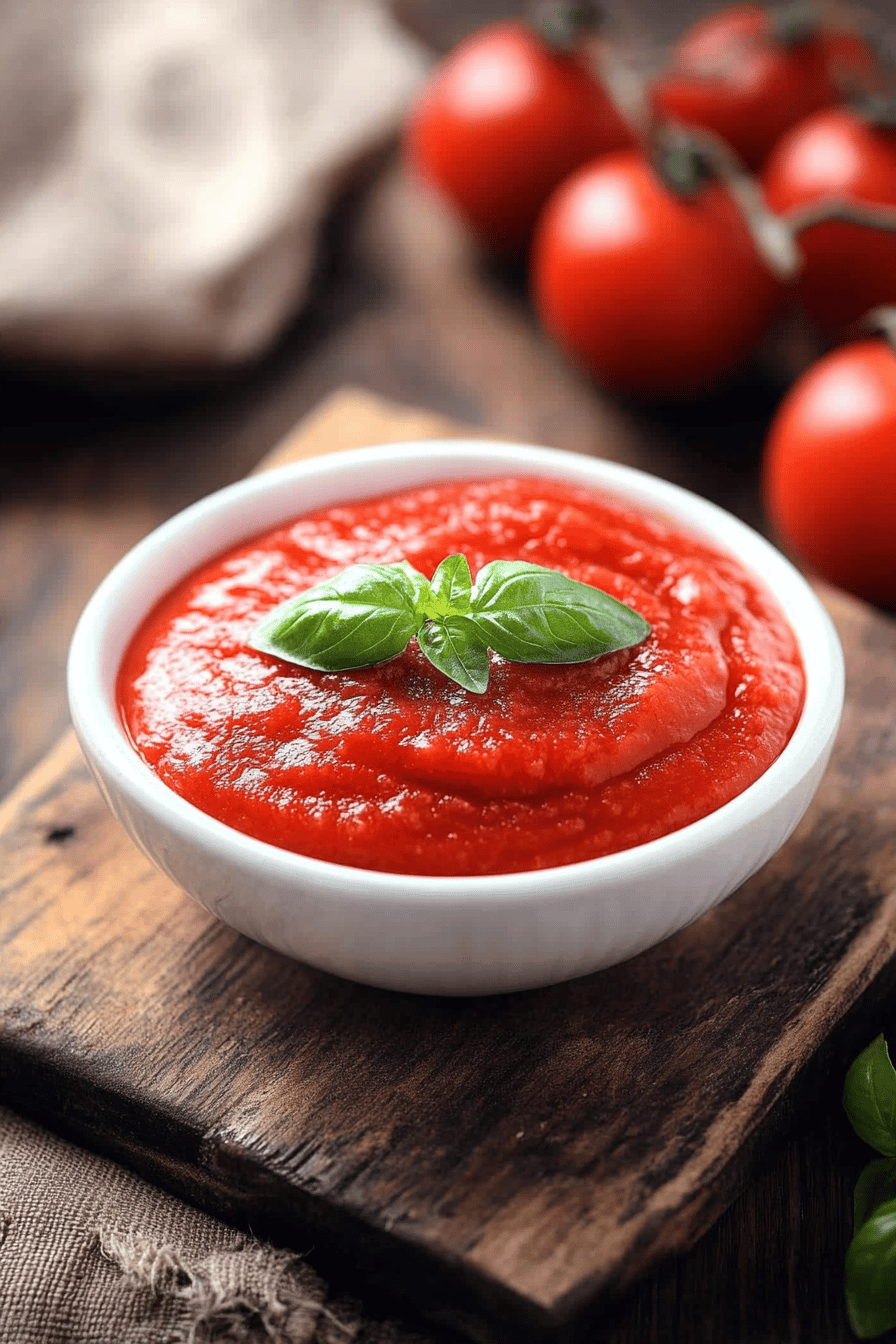 Sauce Tomate Maison: Un Choix Simple et Savoureux Final Dish Presentation