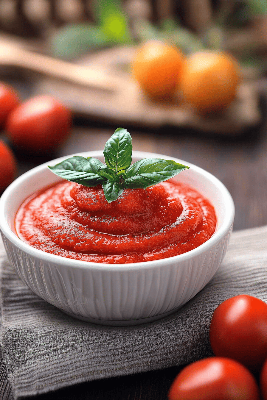 Sauce Tomate Maison: Un Choix Simple et Savoureux Final Dish Presentation