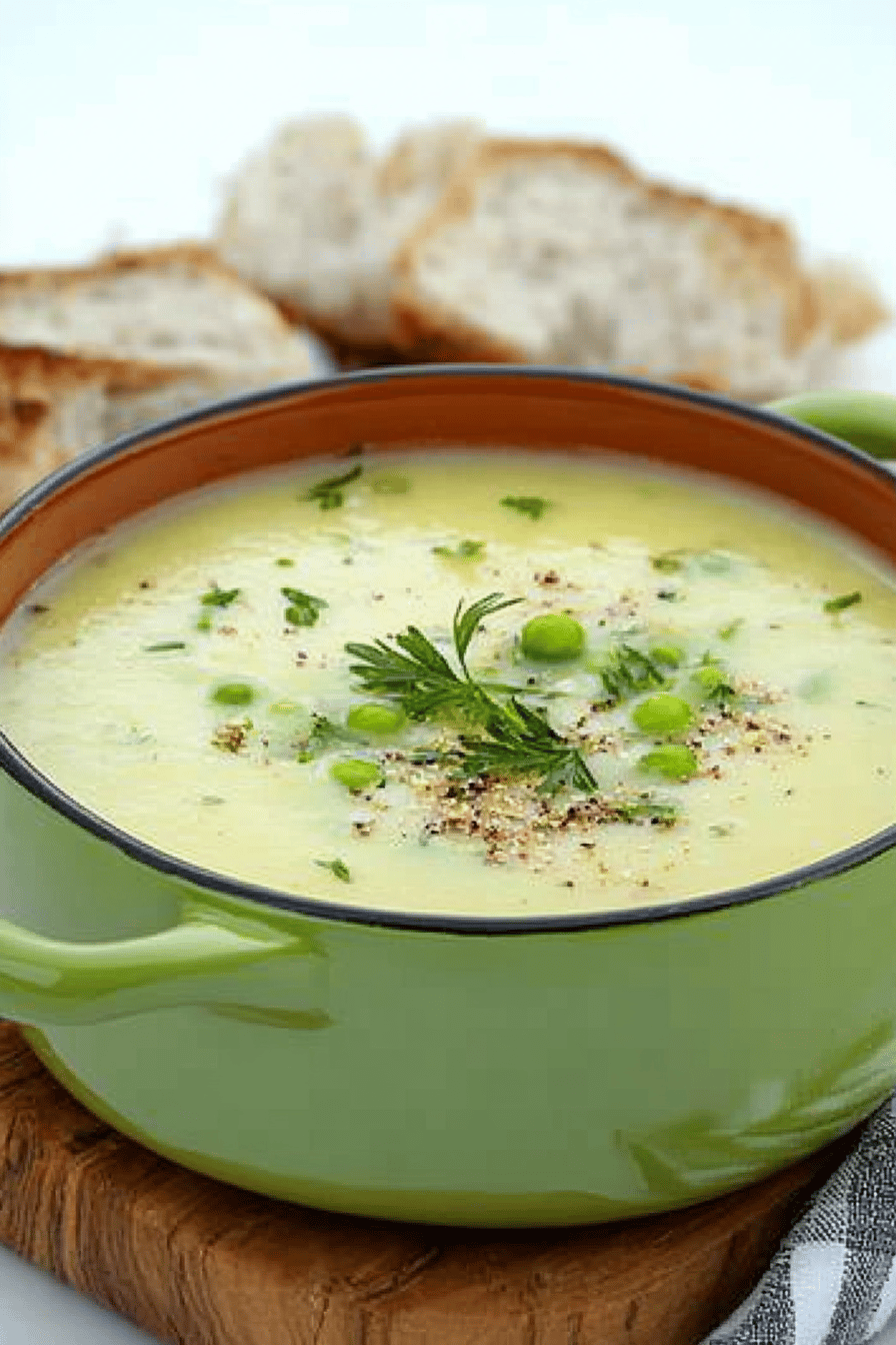 Soupe de Poireaux au Boursin: Recette Simple et Savoureuse Final Dish Presentation