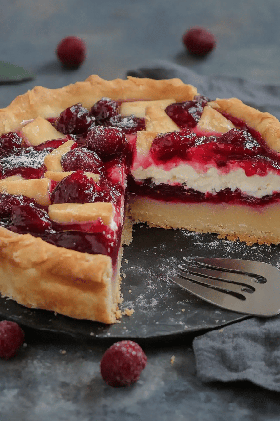 Tarte Ricotta et Confiture: Recette Simplissime Final Dish Presentation