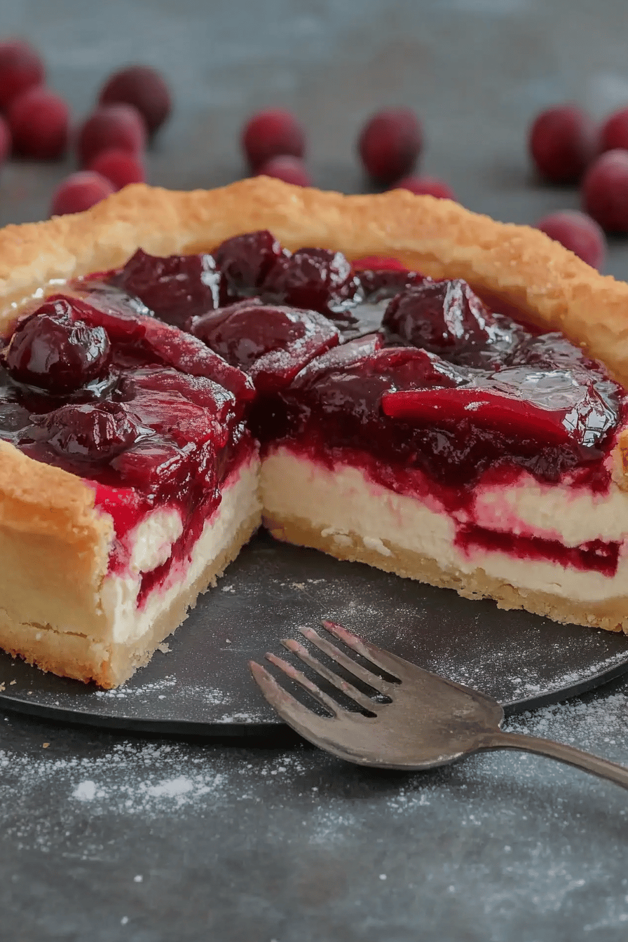Tarte Ricotta et Confiture: Recette Simplissime Final Dish Presentation