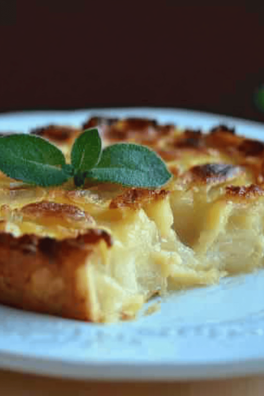 Tarte aux pommes facile sans pâte Final Dish Presentation