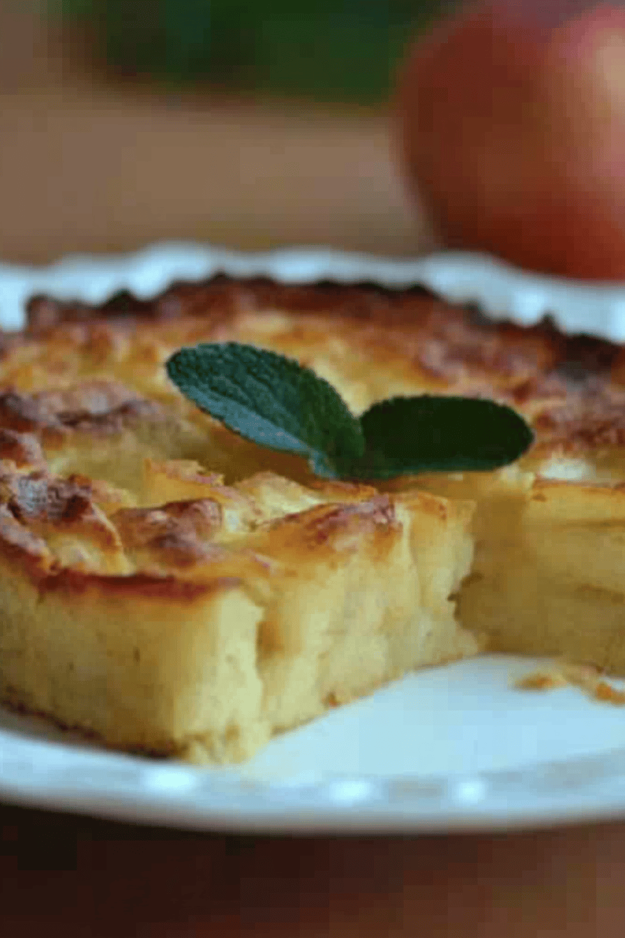 Tarte aux pommes facile sans pâte ingredients