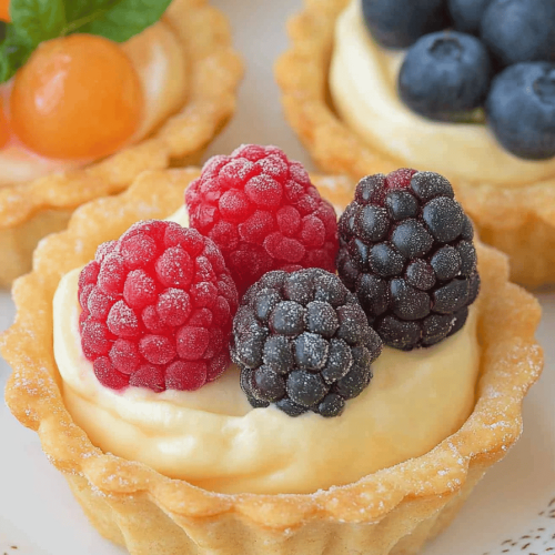 Tartelettes Crème et Fruits Faciles